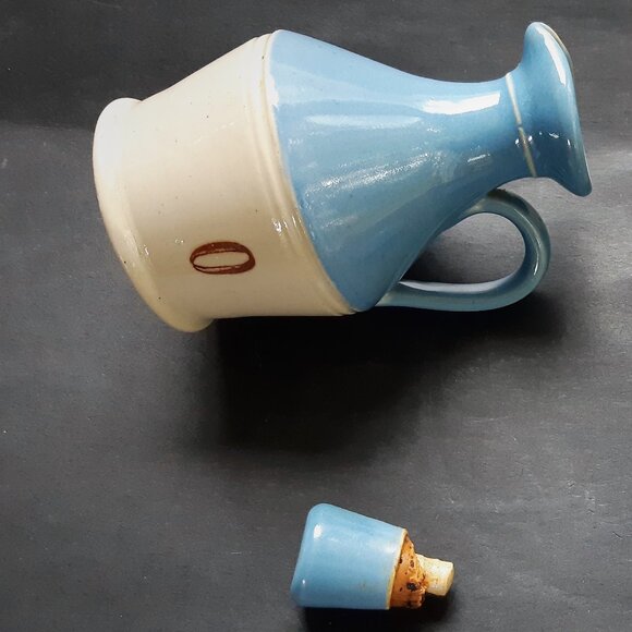 Buchan Pottery Portobello Scotland Oil and Vinegar Cruets Set - Picture 5 of 9